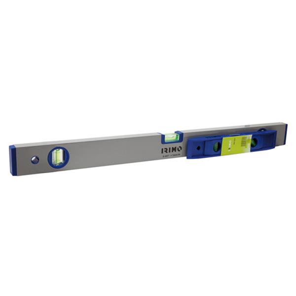 NIVEL TUBULAR 3 AMPOLLAS 60CM + NIVEL TORPEDO 23CM IRIMO 982-SET