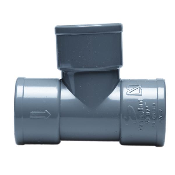 ACCESORIO PVC 40MM -DERIVACION/INJERTO TIPO T- H-H-H