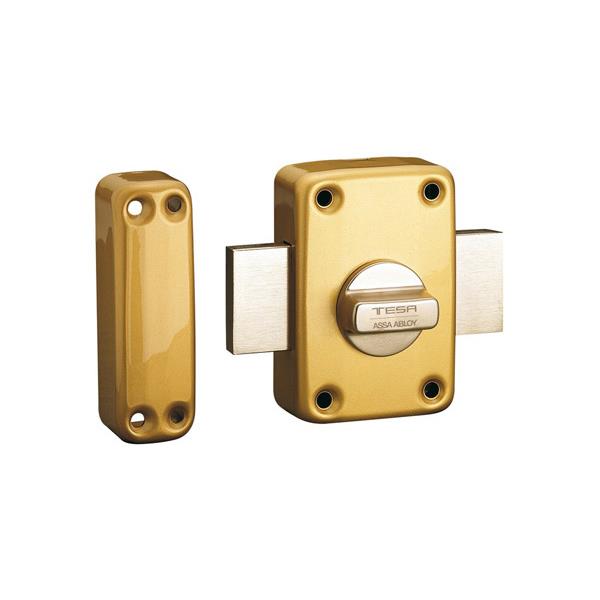 CERROJO SOBREPONER TESA 2101-50 ESMALTADO DORADO