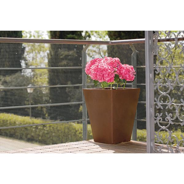 MALLA ENREJADO PLASTICO CUADRADO 20X20 VERDE ALTO 1M ROLLO 25M